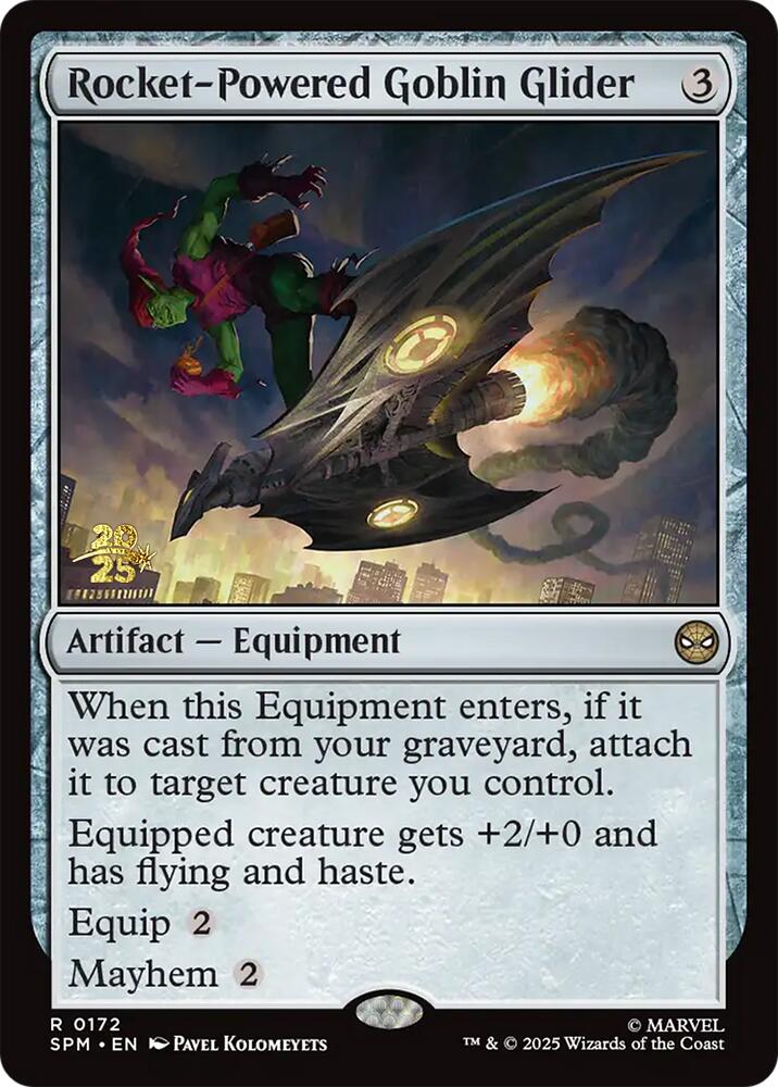 Rocket-Powered Goblin Glider [Marvel's Spider-Man Prerelease Promos] | Dragon's Lair Comics and Fantasy Houston TX