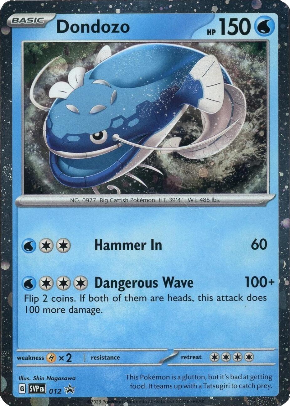 Dondozo (012) (Cosmos Holo) [Scarlet & Violet: Black Star Promos] | Dragon's Lair Comics and Fantasy Houston TX