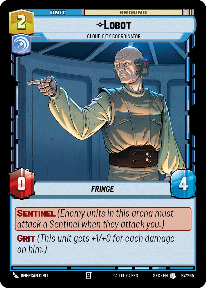 Lobot (57/264) - Cloud City Coordinator (57/264) [Secrets of Power] | Odin's Place