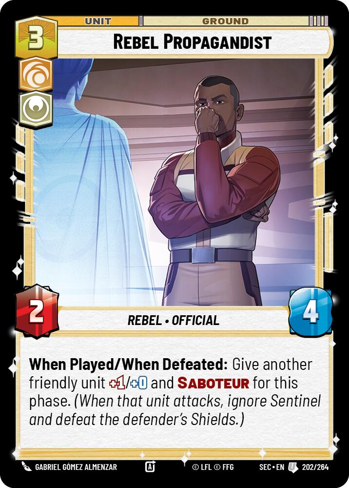 Rebel Propagandist (202/264) (202/264) [Secrets of Power] | Odin's Place