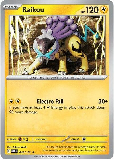 Raikou (048/132) [Mega Evolutions: Base Set] | Odin's Place