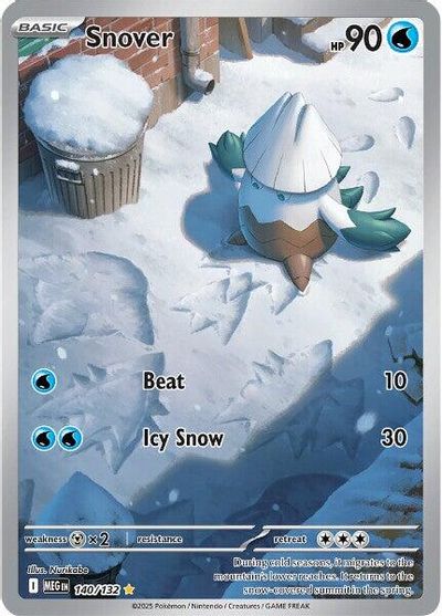 Snover (140/132) [Mega Evolutions: Base Set] | Odin's Place