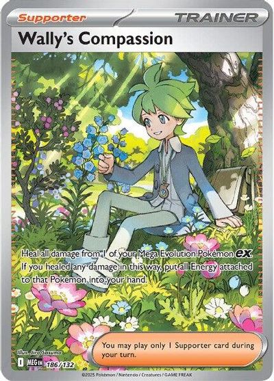 Wally's Compassion (186/132) [Mega Evolutions: Base Set] | Odin's Place