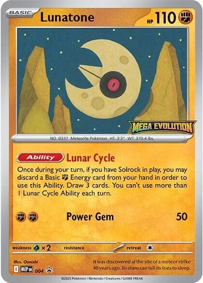 Lunatone (004) [Mega Evolutions Promo] | Dragon's Lair Comics and Fantasy Houston TX
