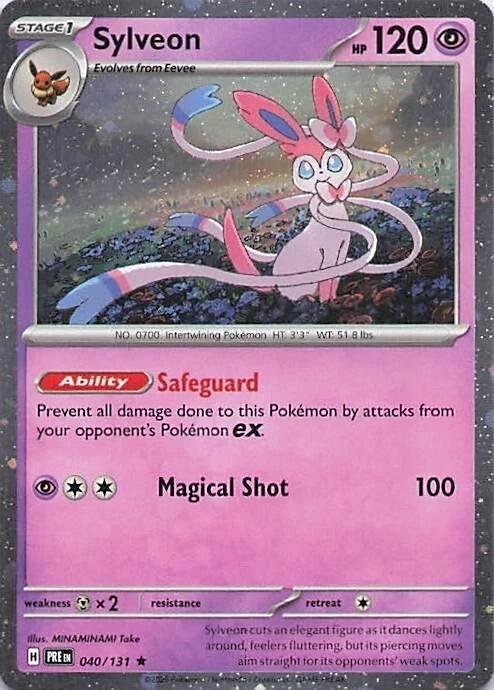 Sylveon (040/131) (Cosmos Holo) [Miscellaneous Cards] | Odin's Lair