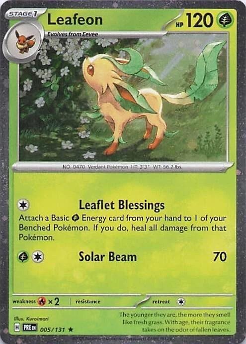 Leafeon (005/131) (Cosmos Holo) [Miscellaneous Cards] | Dragon's Lair Comics and Fantasy Houston TX