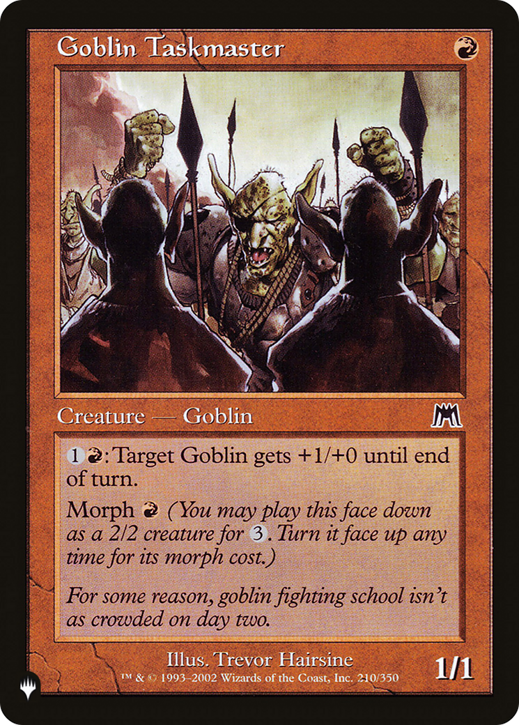 Goblin Taskmaster [The List] | Dragon's Lair Comics and Fantasy Houston TX