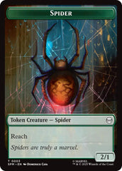 Spider // Food Double-Sided Token [Marvel's Spider-Man Tokens] | Dragon's Lair Comics and Fantasy Houston TX