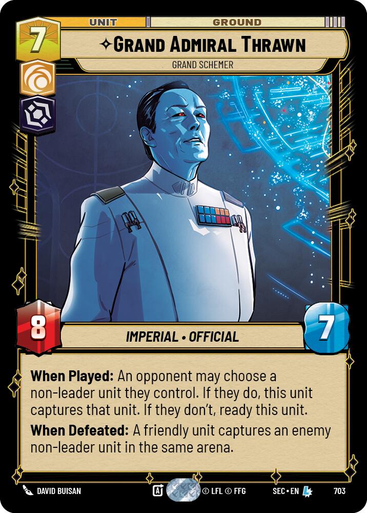 Grand Admiral Thrawn (193/264) - Grand Schemer (193/264) [Secrets of Power] | Odin's Place