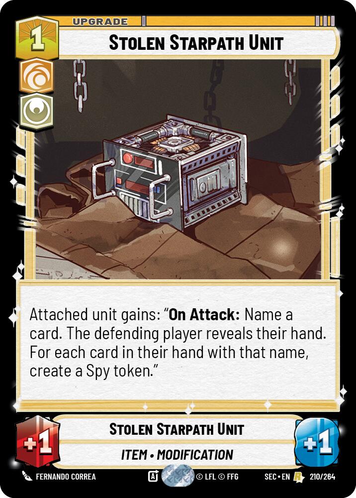 Stolen Starpath Unit (210/264) (210/264) [Secrets of Power] | Odin's Place