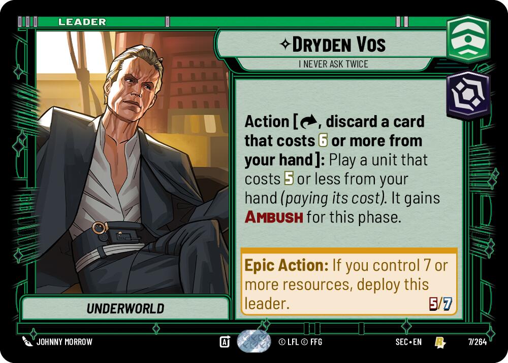 Dryden Vos - I Never Ask Twice (7/262) (7/262) [Secrets of Power] | Odin's Place