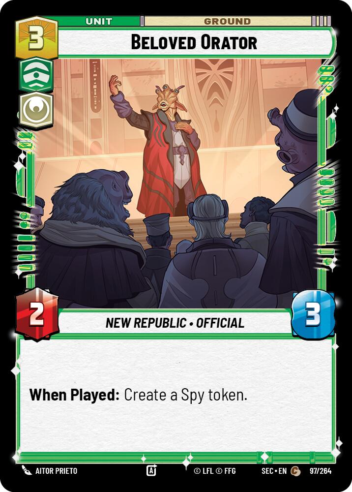 Beloved Orator (97/264) (97/264) [Secrets of Power] | Odin's Place