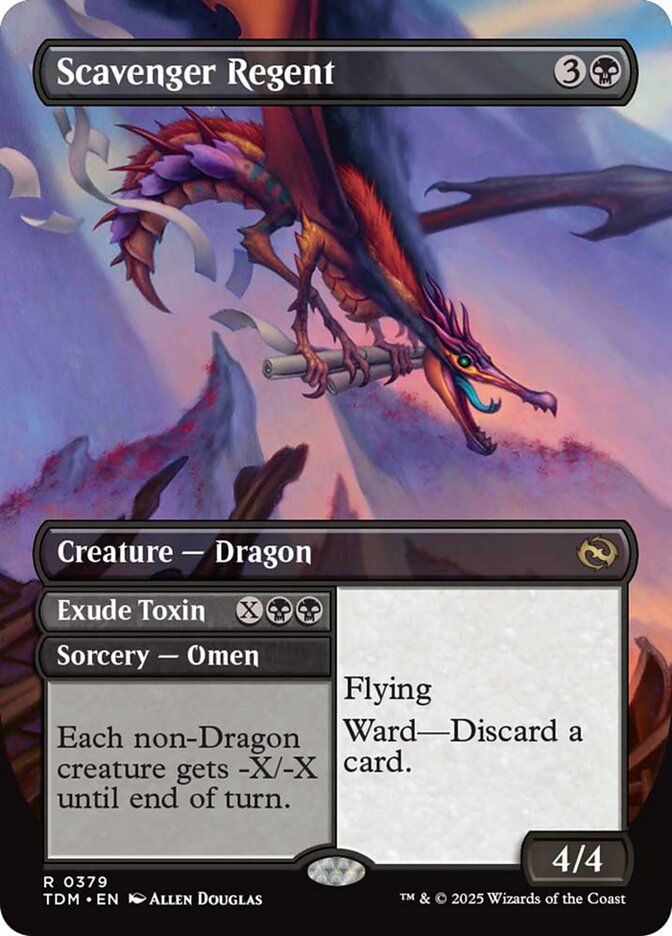 Scavenger Regent (Borderless) [Tarkir: Dragonstorm] | Dragon's Lair Comics and Fantasy Houston TX