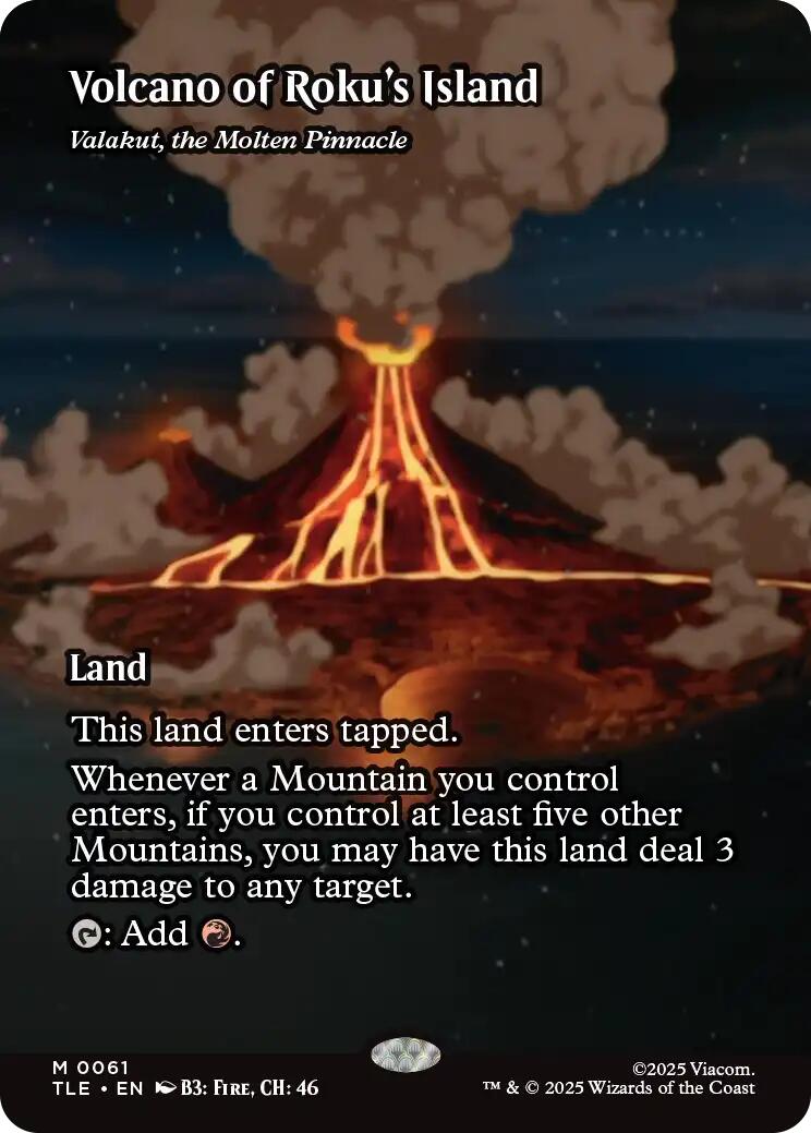 Volcano of Roku's Island - Valakut, the Molten Pinnacle [Avatar: The Last Airbender: Eternal-Legal] | Dragon's Lair Comics and Fantasy Houston TX