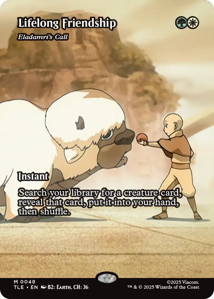 Lifelong Friendship - Eladamri's Call (Borderless) [Avatar: The Last Airbender: Eternal-Legal] | Dragon's Lair Comics and Fantasy Houston TX