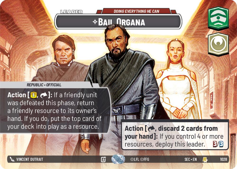 Bail Organa - Doing Everything He Can (Showcase) (1028) (1028) [Secrets of Power] | Dragon's Lair Comics and Fantasy Houston TX