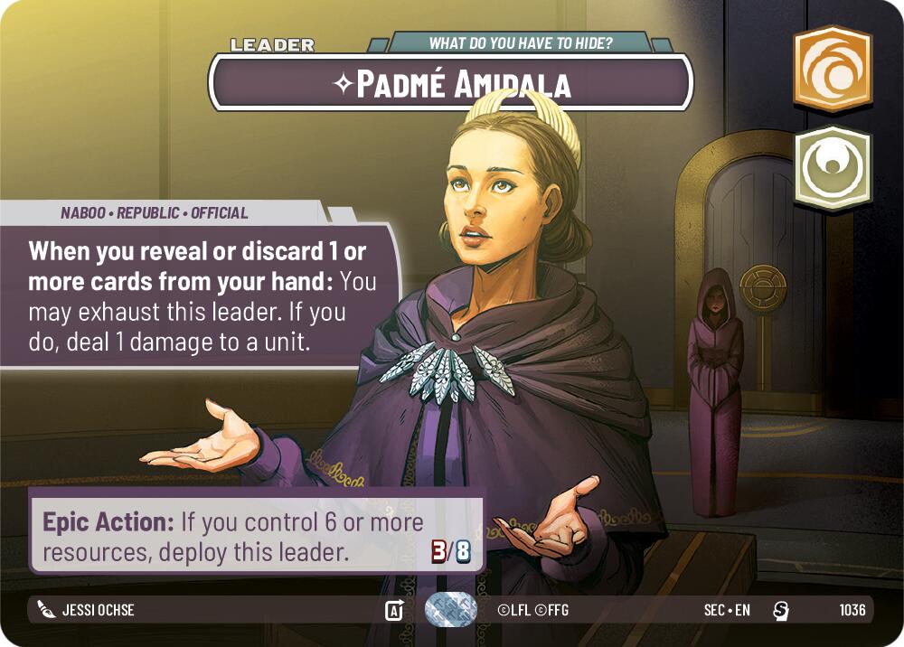 Padme Amidala - What Do You Have to Hide? (Showcase) (1036) (1036) [Secrets of Power] | Odin's Place