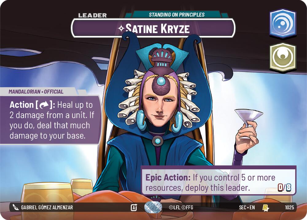 Satine Kryze - Standing on Principles (Showcase) (1025) (1025) [Secrets of Power] | Odin's Place