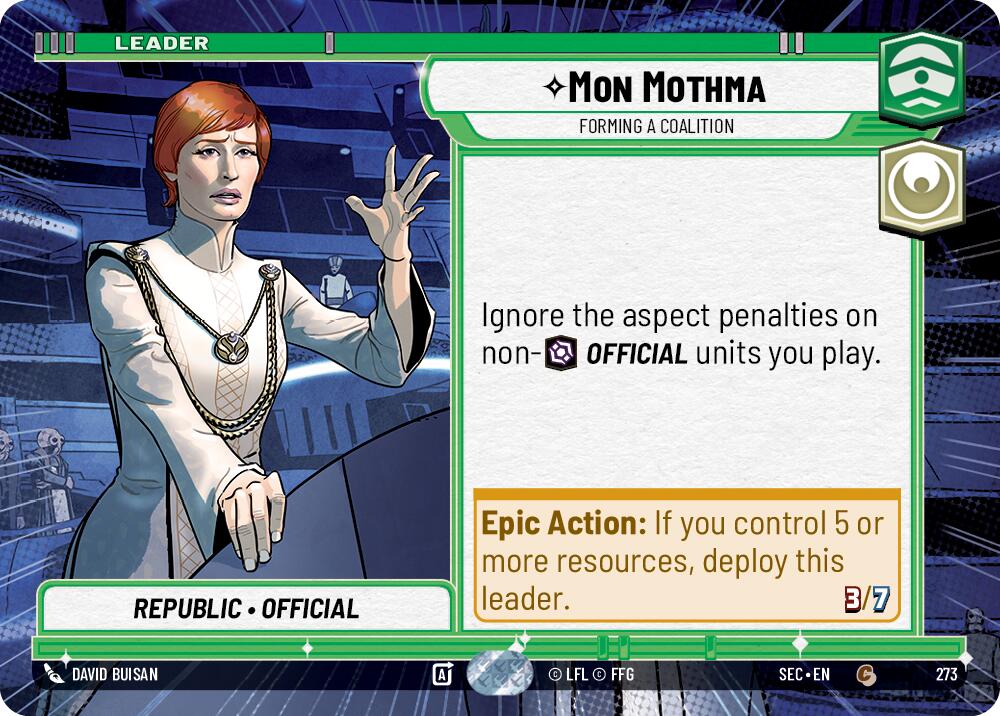 Mon Mothma - Forming a Coalition (Hyperspace) (273) (273) [Secrets of Power] | Odin's Place