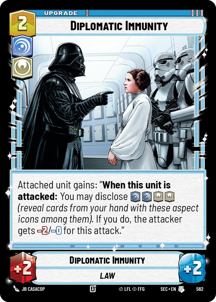 Diplomatic Immunity (562) (Foil) (562) [Secrets of Power] | Odin's Place