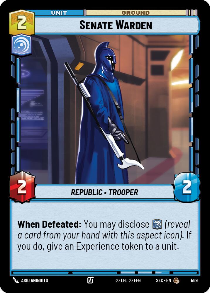 Senate Warden (569) (Foil) (569) [Secrets of Power] | Odin's Place