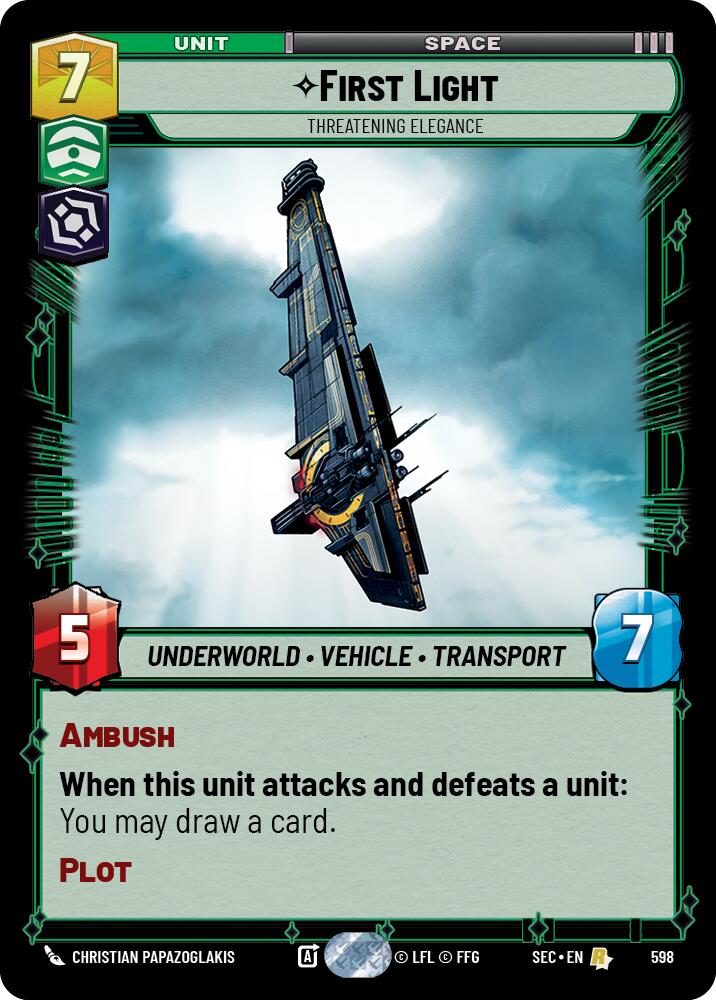 First Light - Threatening Elegance (Foil) (598) (598) [Secrets of Power] | Odin's Place