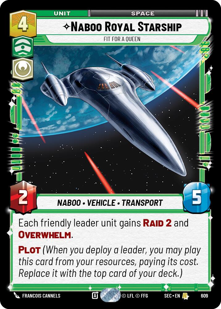 Naboo Royal Starship - Fit For A Queen (Foil) (609) (609) [Secrets of Power] | Odin's Place