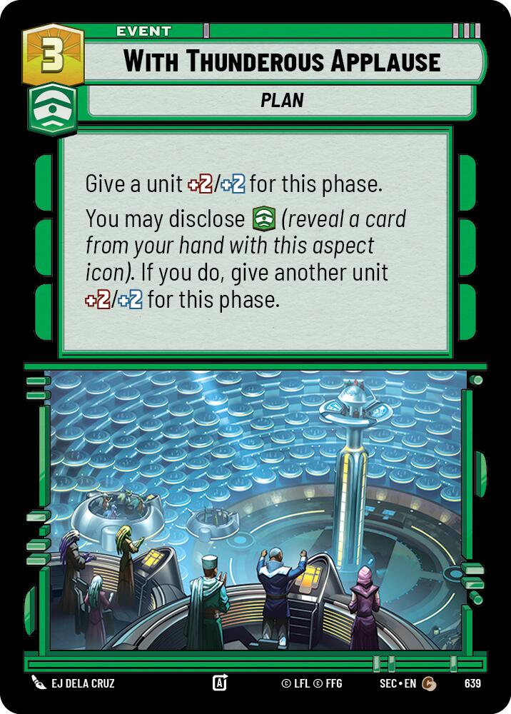 With Thunderous Applause (639) (Foil) (639) [Secrets of Power] | Odin's Place