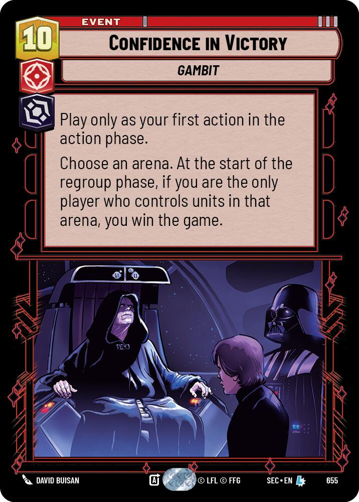 Confidence in Victory (655) (Foil) (655) [Secrets of Power] | Odin's Place