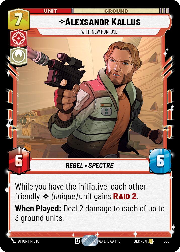 Alexsandr Kallus - With New Purpose (Foil) (665) (665) [Secrets of Power] | Dragon's Lair Comics and Fantasy Houston TX