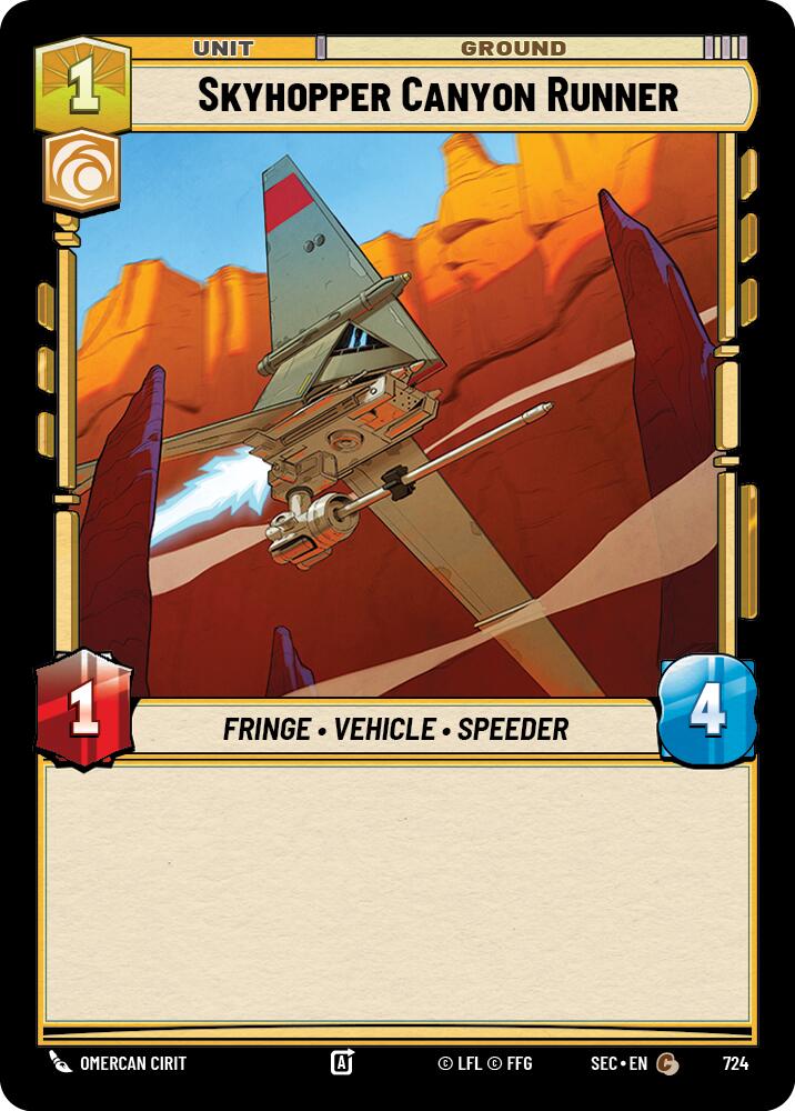 Skyhopper Canyon Runner (724) (Foil) (724) [Secrets of Power] | Odin's Place