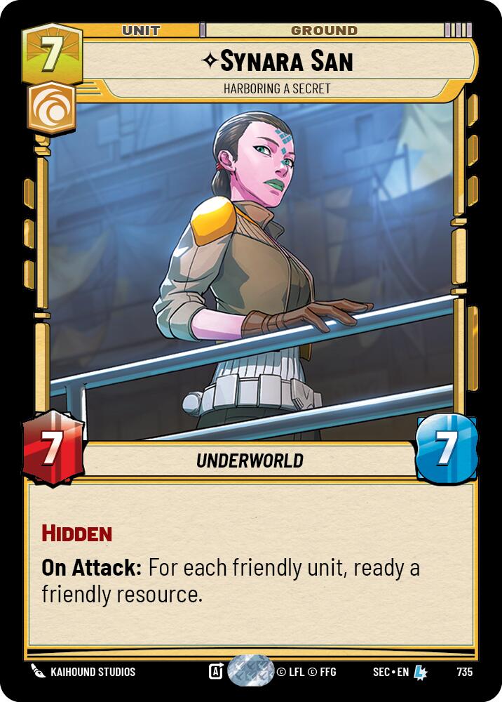 Synara San - Harboring a Secret (Foil) (735) (735) [Secrets of Power] | Odin's Place