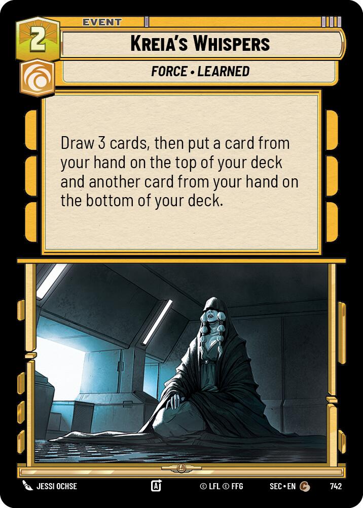 Kreia's Whispers (742) (Foil) (742) [Secrets of Power] | Odin's Place