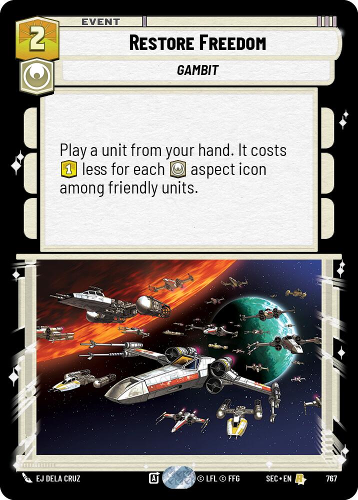 Restore Freedom (767) (Foil) (767) [Secrets of Power] | Odin's Place