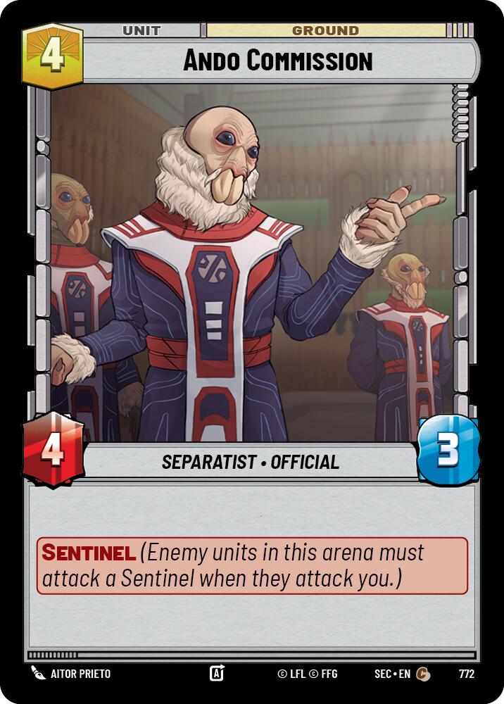 Ando Commission (772) (Foil) (772) [Secrets of Power] | Dragon's Lair Comics and Fantasy Houston TX