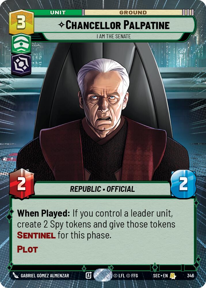Chancellor Palpatine - I Am the Senate (Hyperspace) (346) (346) [Secrets of Power] | Odin's Place