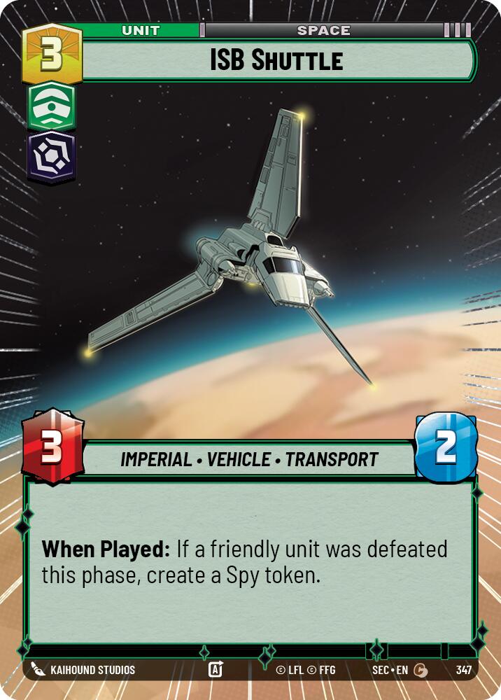 ISB Shuttle (347) (Hyperspace) (347) [Secrets of Power] | Odin's Place