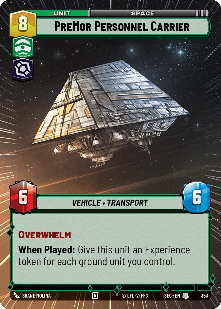 PreMor Personnel Carrier (353) (Hyperspace) (353) [Secrets of Power] | Odin's Place