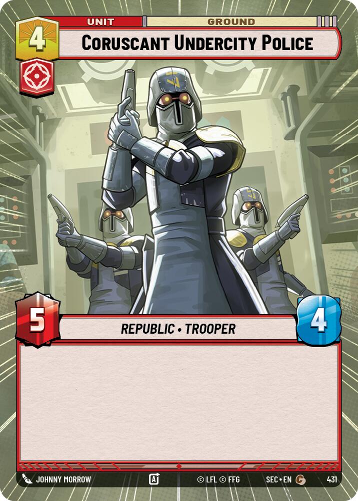 Coruscant Undercity Police (431) (Hyperspace) (431) [Secrets of Power] | Odin's Place