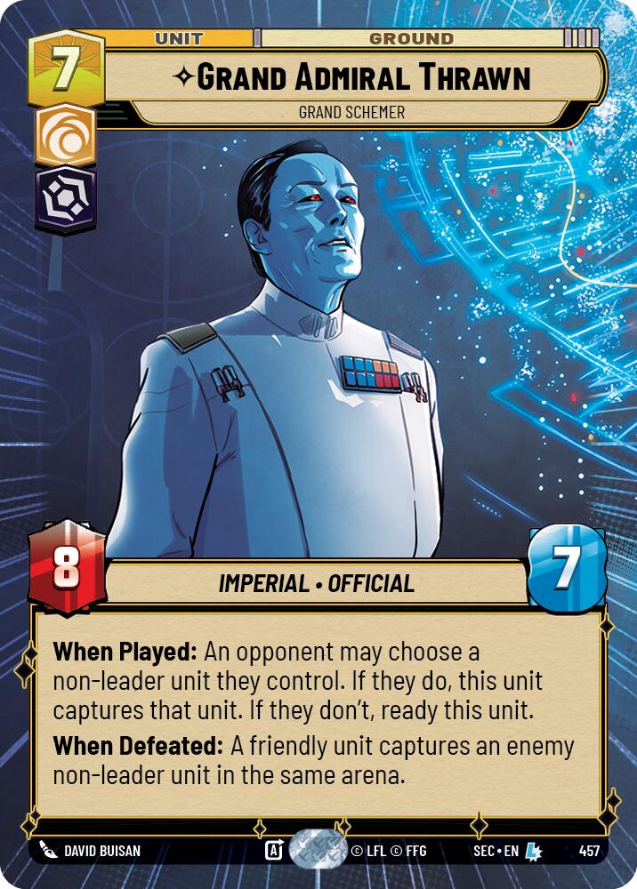 Grand Admiral Thrawn - Grand Schemer (Hyperspace) (457) (457) [Secrets of Power] | Odin's Place