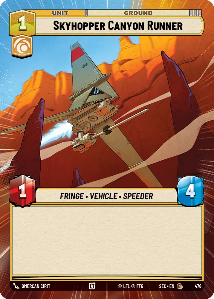 Skyhopper Canyon Runner (478) (Hyperspace) (478) [Secrets of Power] | Odin's Place