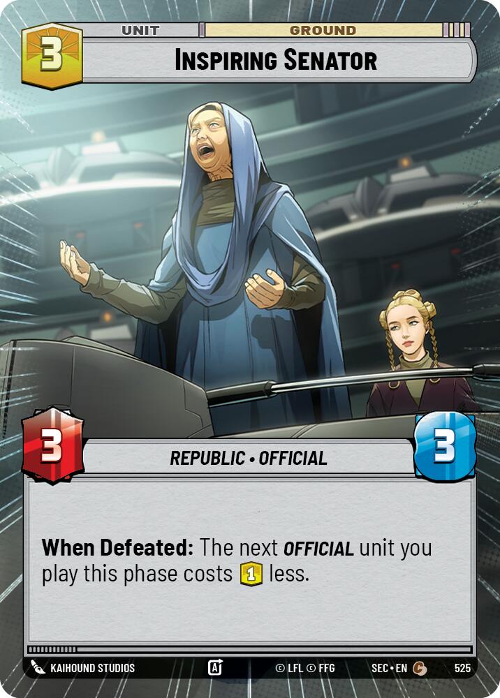 Inspiring Senator (525) (Hyperspace) (525) [Secrets of Power] | Odin's Place