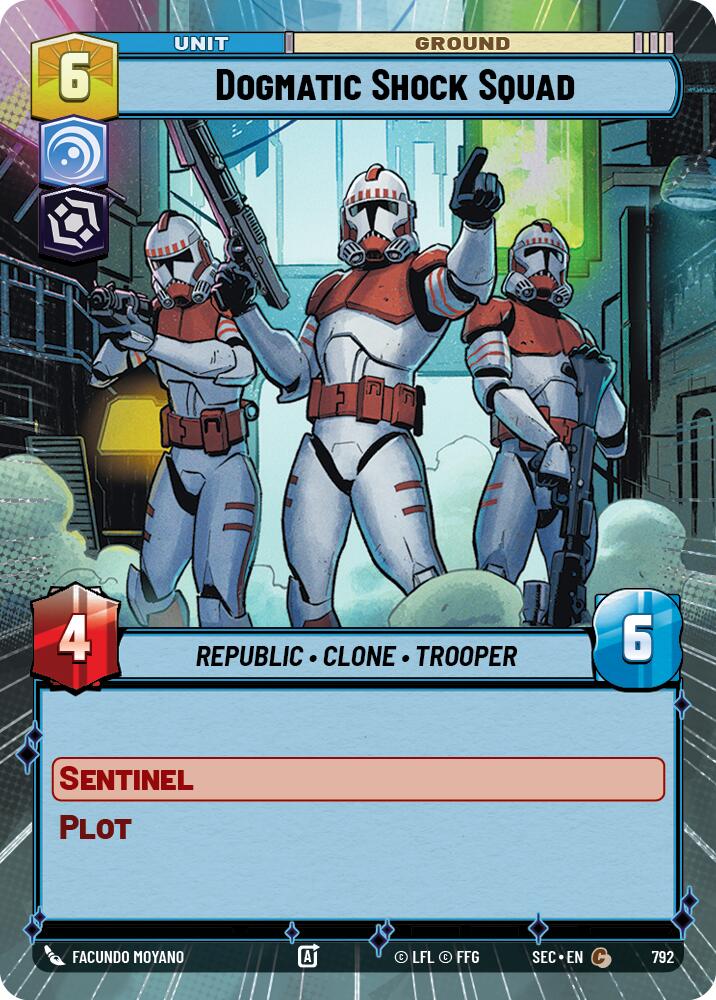 Dogmatic Shock Squad (792) (Hyperspace Foil) (792) [Secrets of Power] | Odin's Place