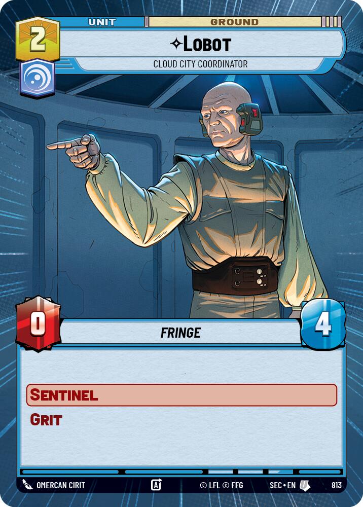 Lobot - Cloud City Coordinator (Hyperspace Foil) (813) (813) [Secrets of Power] | Odin's Place