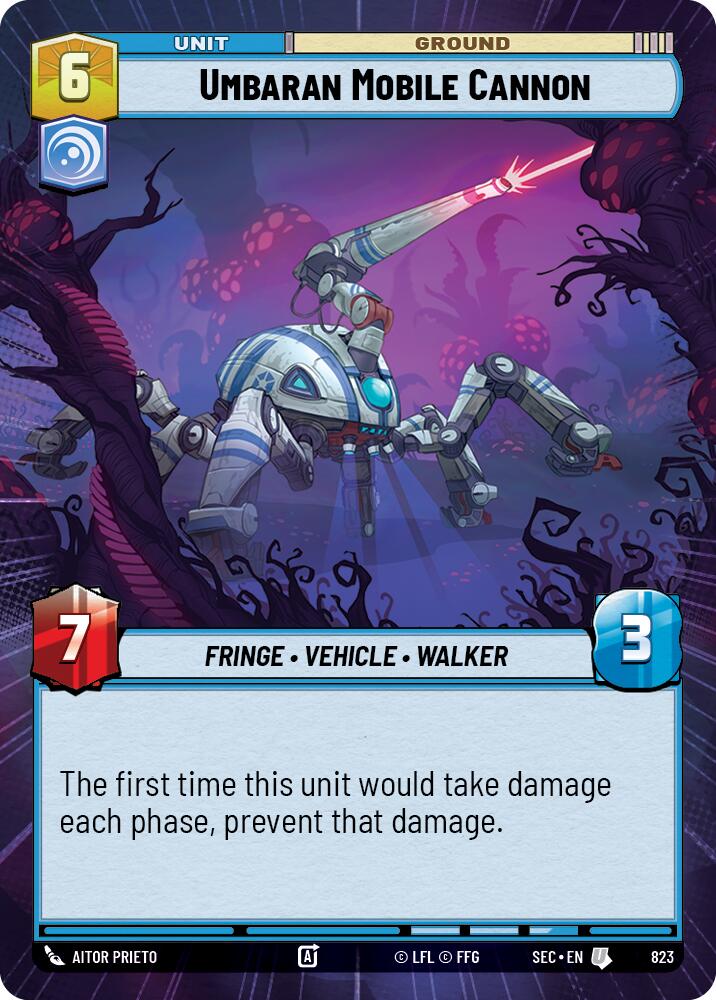 Umbaran Mobile Cannon (823) (Hyperspace Foil) (823) [Secrets of Power] | Odin's Place