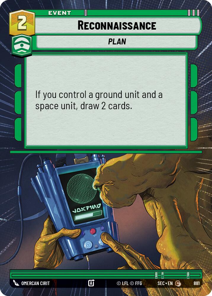 Reconnaissance (881) (Hyperspace Foil) (881) [Secrets of Power] | Odin's Place