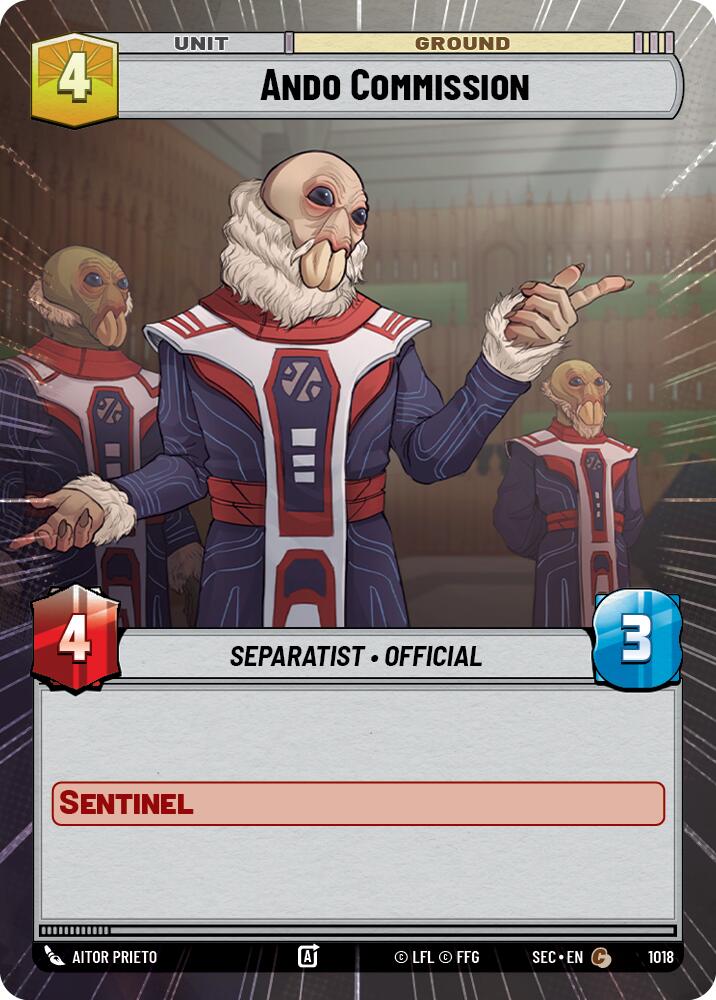 Ando Commission (1018) (Hyperspace Foil) (1018) [Secrets of Power] | Dragon's Lair Comics and Fantasy Houston TX