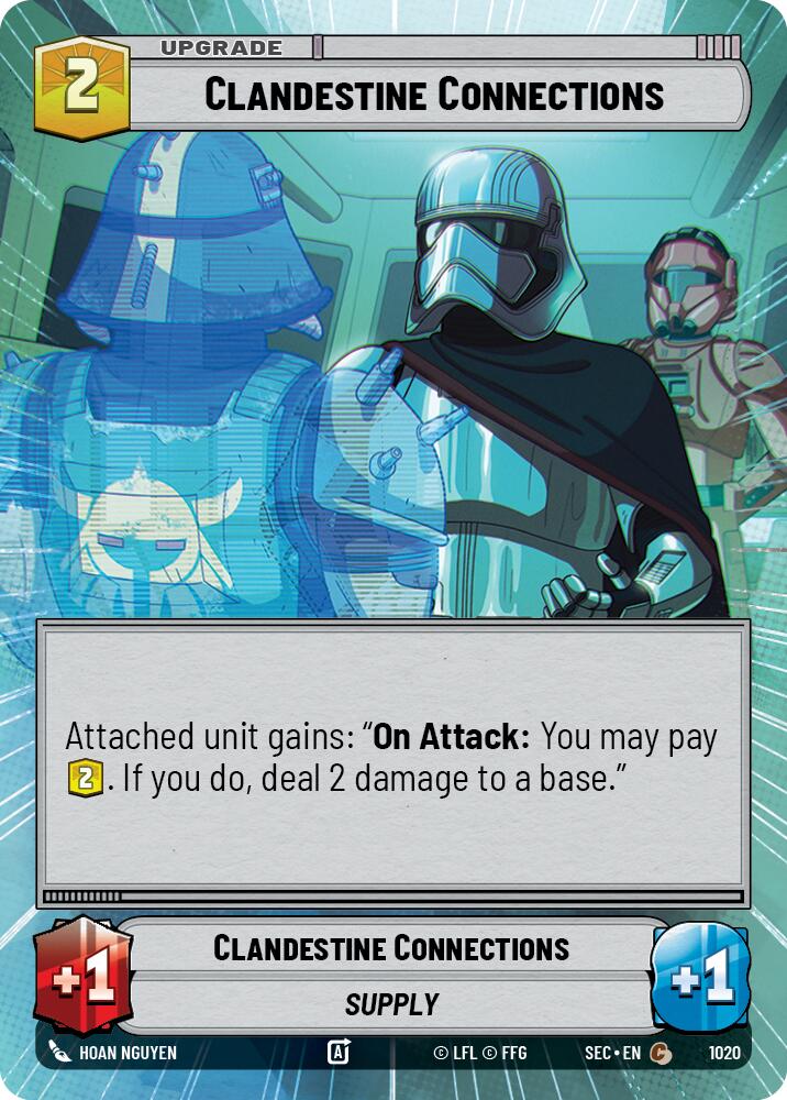Clandestine Connections (1020) (Hyperspace Foil) (1020) [Secrets of Power] | Odin's Place
