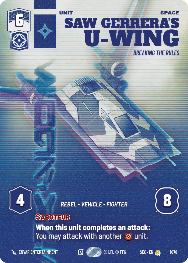 Saw Gerrera's U-Wing - Breaking the Rules (Prestige) (1078) (1078) [Secrets of Power] | Odin's Place