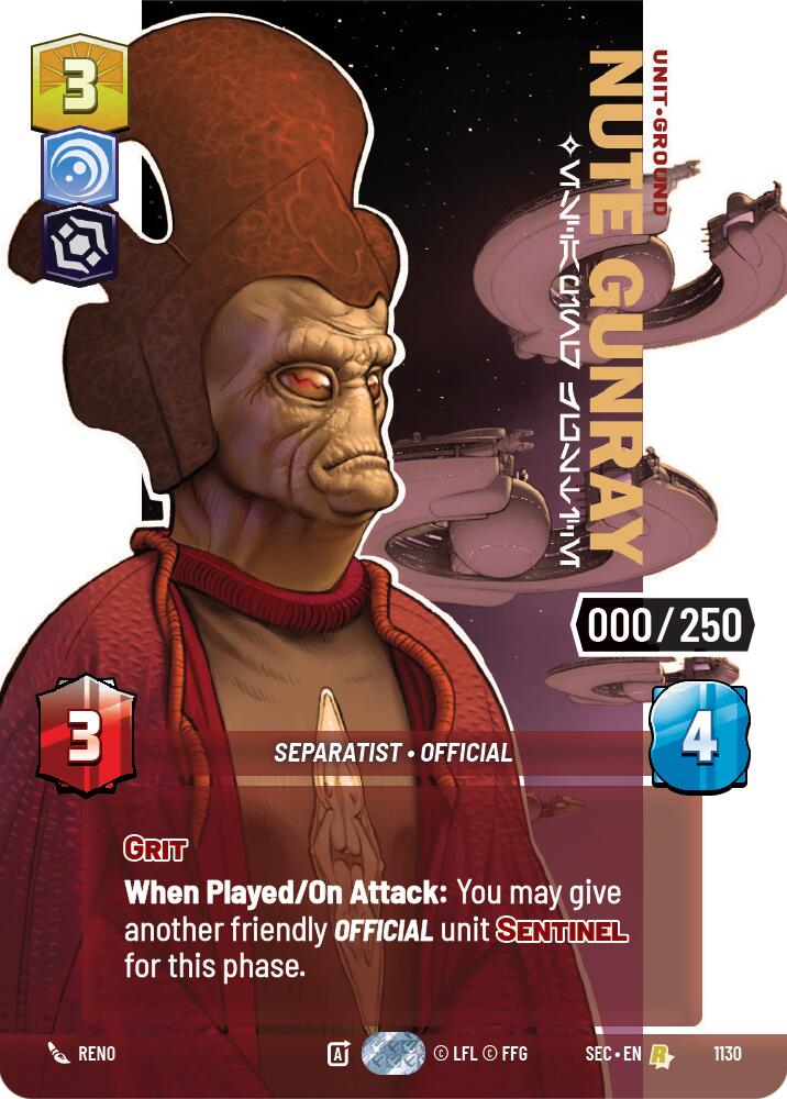 Nute Gunray - Escaping Justice (Serialized) (1130) (1130) [Secrets of Power] | Odin's Place